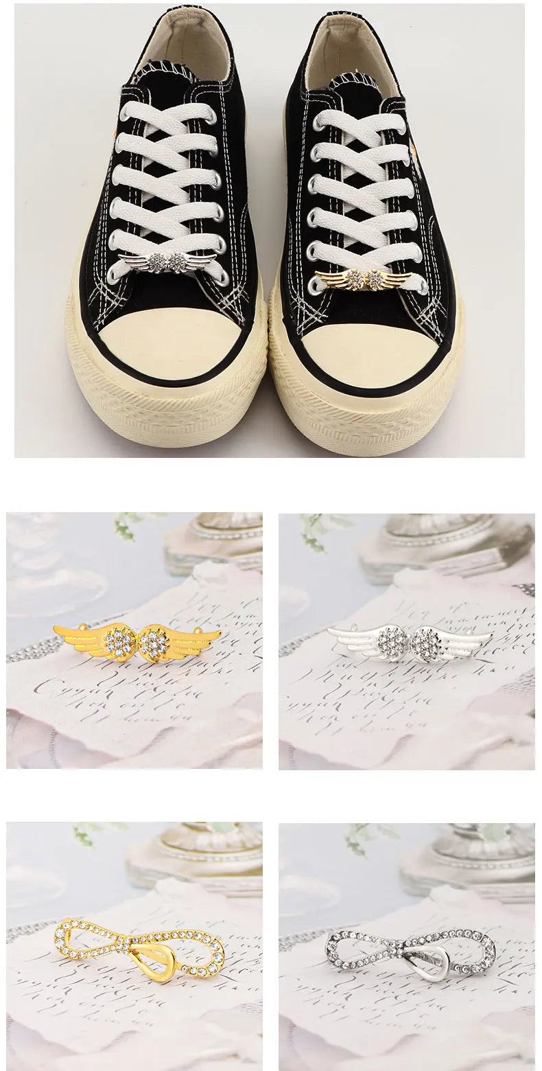 Shoelaces Charms Shoe Laces Decorations Shoelace Clips Basketball Accessories for AF1 Girl Women Man Sneakers Casual Shoes 1PCS