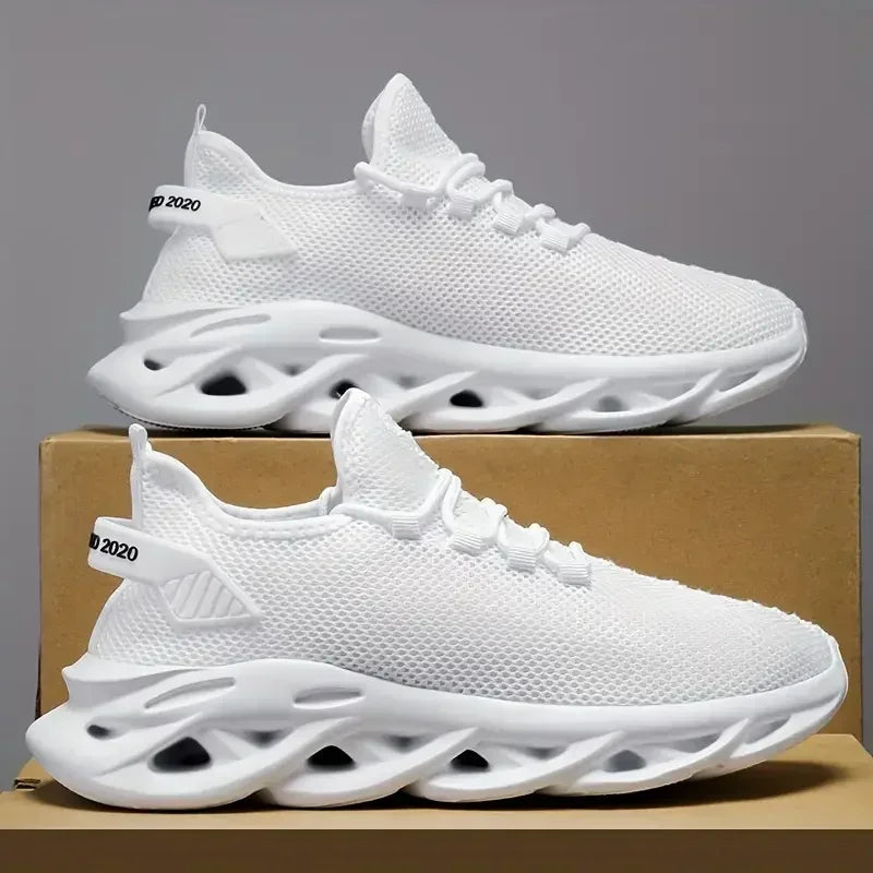 Men's Sports Running Black Jogging Shoes Casual Sports Shoes Brown Outdoor Breathable Mesh Lightweight Shock Absorbing Tennis