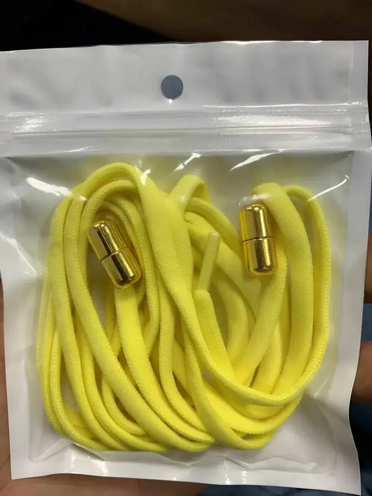 1Pair Elastic Lazy Shoelaces No Tie Shoe Laces Sneakers Flats Shoelaces for Adult Quick Shoelace Fit All Shoes