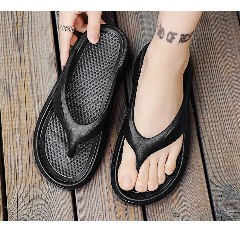 2025 New Beach Shoes for Men Women Summer Soft House Sandals Arch Support Recovery Flip Flops Comfort Orthopedic Slides