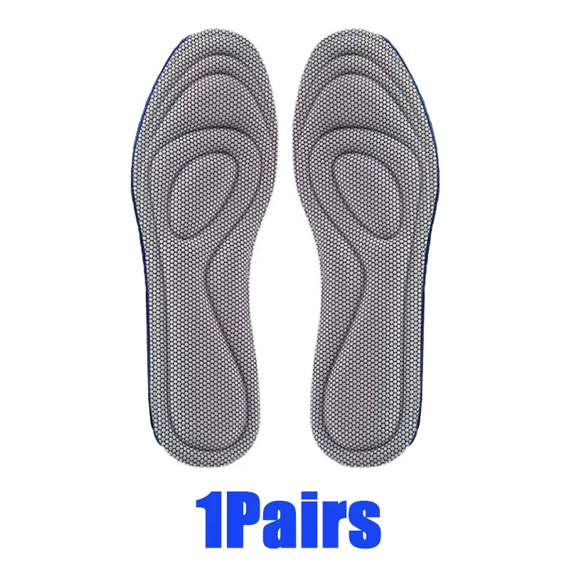Memory Foam Insoles for Shoes Men Women Nano Antibacterial Massage Sport Insole Feet Orthopedic Cushion Running Shoe Sole