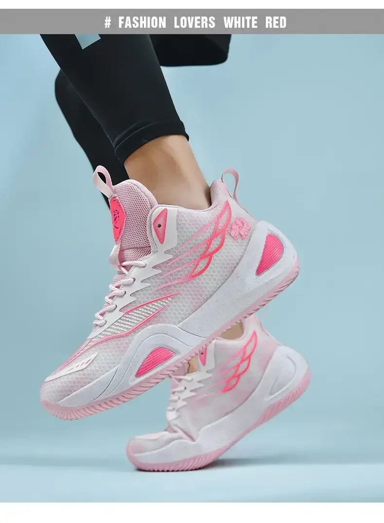 2025 Couple Basketball Shoes for Men and Women Sports Training Shoes  Male Tennis Sneakers Nonslip Basketball