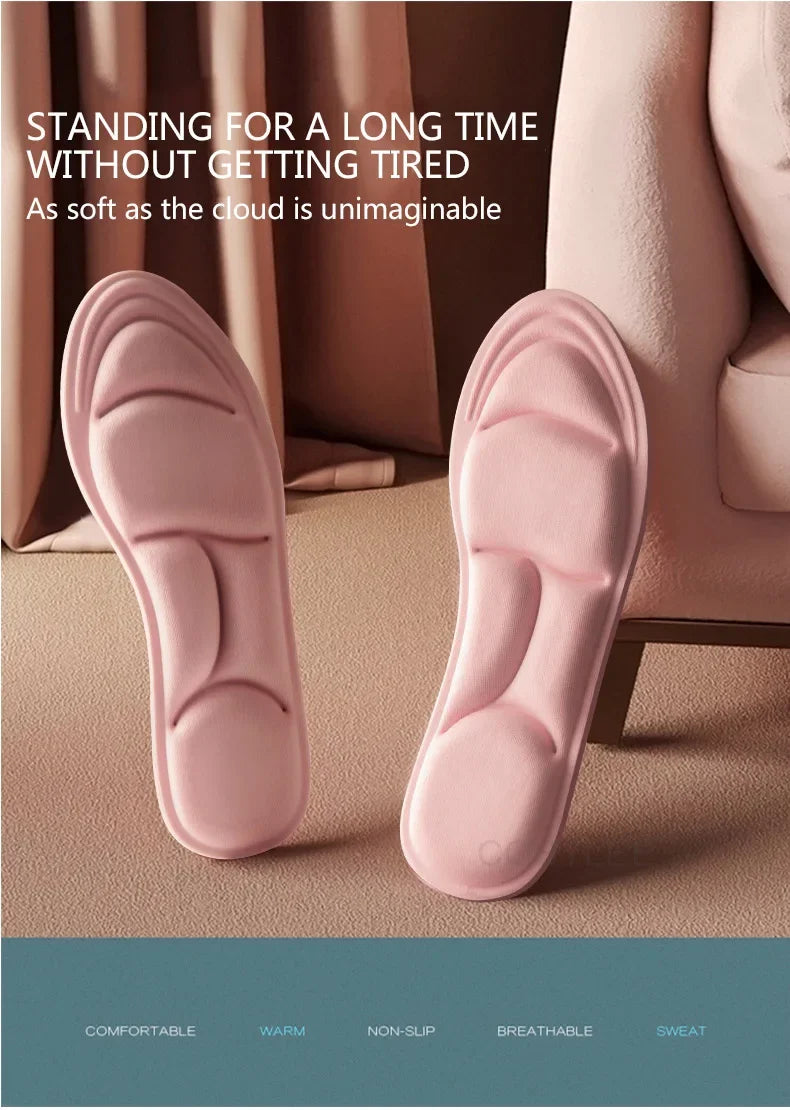 5D Massage Memory Foam Insoles for Shoes Sole Breathable Cushion Sport Running Insoles for Feet Orthopedic Feet Care Insoles