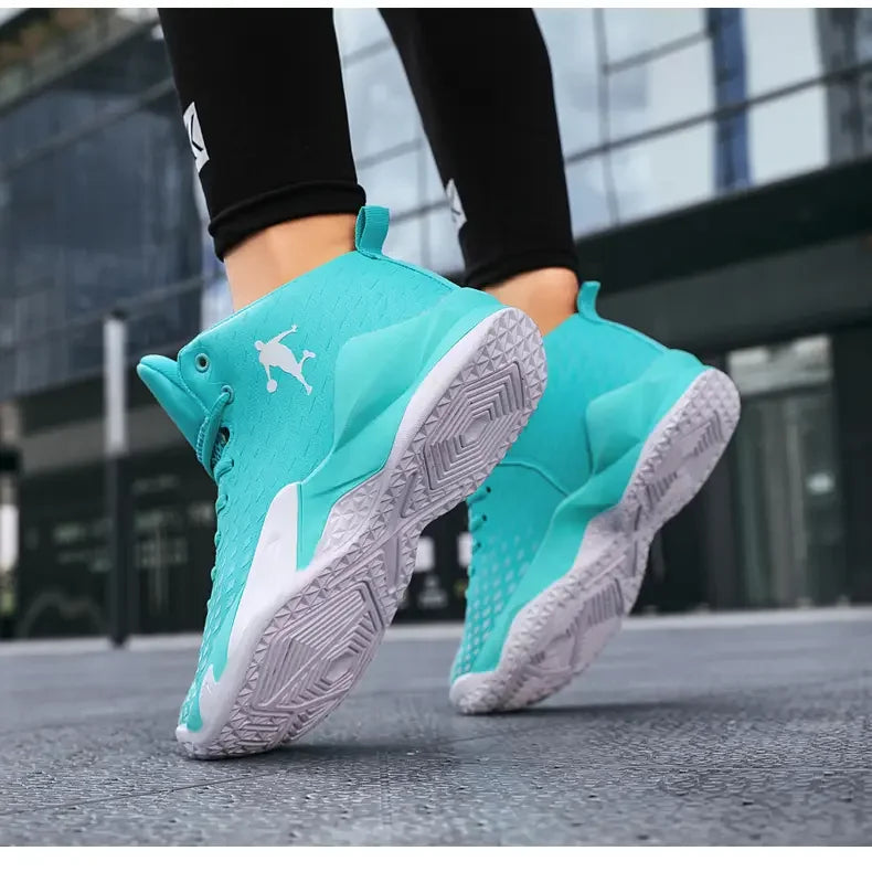 Men’s High-Top Basketball Sneakers – Fashion Street Sport Shoes