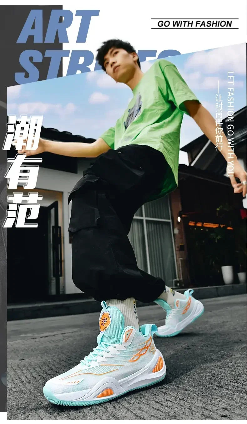 2025 Couple Basketball Shoes for Men and Women Sports Training Shoes  Male Tennis Sneakers Nonslip Basketball