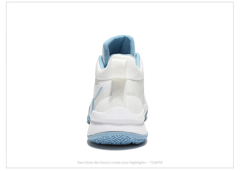 Men's Trend Practical Basketball Shoes Cushioning Elasticity Training New Anti-Skid Breathable Sport Shoes Size 38-45