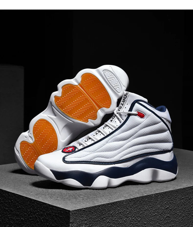 Cool Boy Basketball Sneakers Outdoor Sport Trainers Men Women Plus Size 47 48 Basketball Training Shoes Unisex Size 36-48