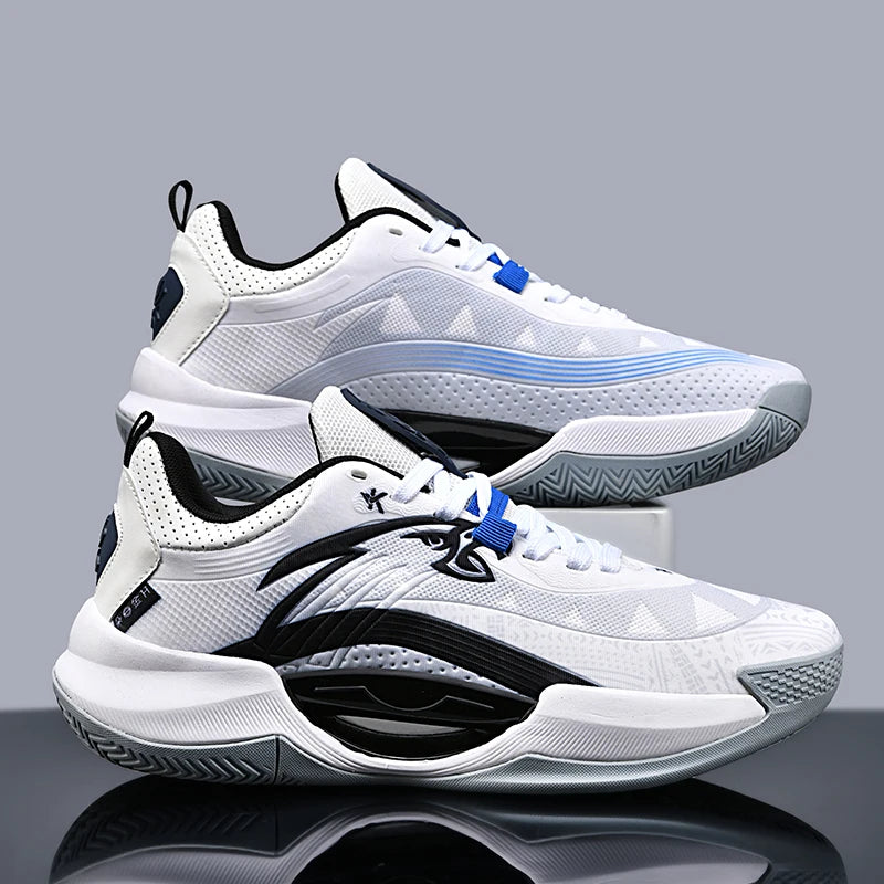 Reflective Basketball Shoes Original Shoes Basketball Sneakers Outdoor Rubber Anti Slip Sports Training Shoes Male