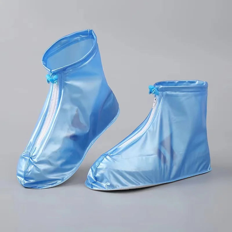 1 Pair Shoes Cover Rain Waterproof  Rain Boots Non-slip Wear-resistant Men Women's Strong Durable Snow and Dirt Proof Boot Cover