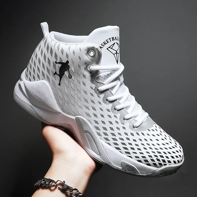 Men’s High-Top Basketball Sneakers – Fashion Street Sport Shoes
