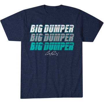 Seattle Mariners Cal Raleigh Big Dumper Stack Graphic Shirt for Baseball Fans