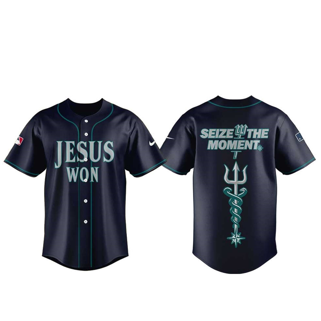 Seattle Mariners JS  Seize The Moment Baseball Jersey