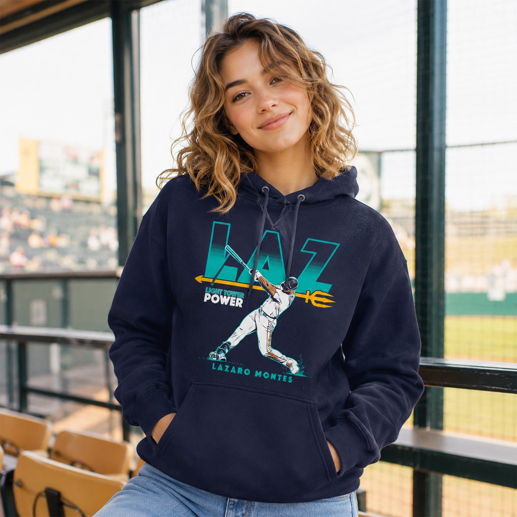 Seattle Mariners Lazaro Montes Laz Graphic Shirt for Baseball Fans