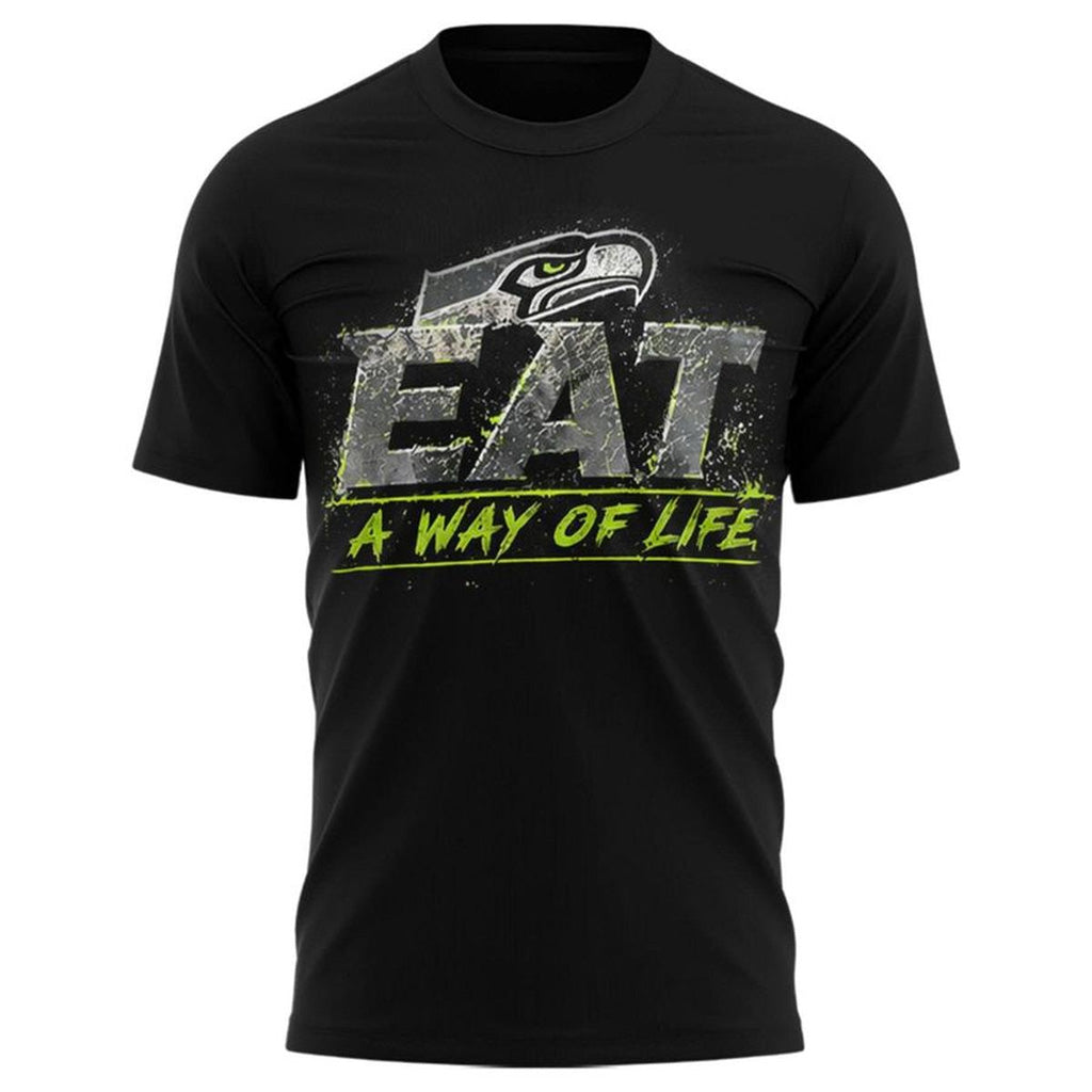 Seattle Seahawks Coach Mike Macdonald 2026 Effort Angles Tackling Graphic Shirt for Football Fans