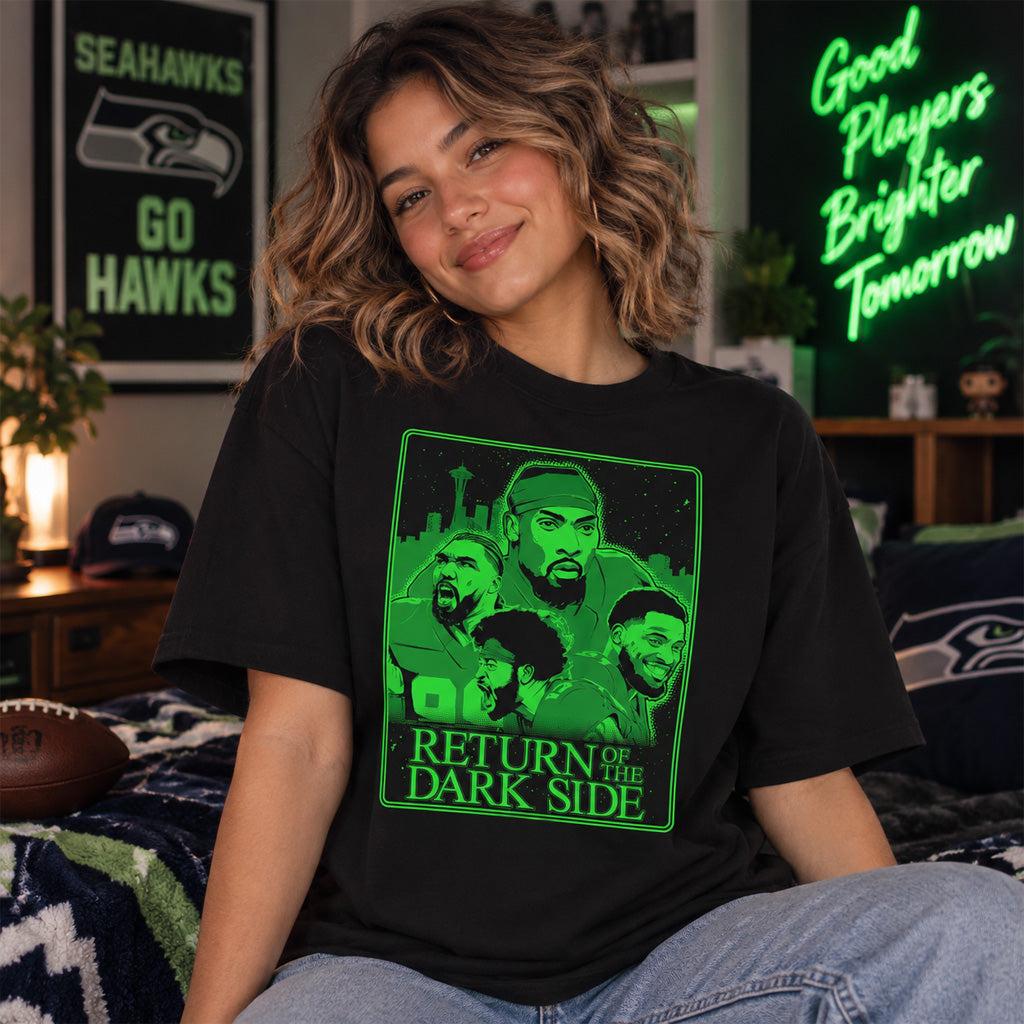 Seattle Seahawks Return Of The Dark Side Graphic Shirt for Football Fans