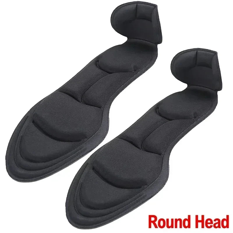 1/2Pair Memory Foam Insole Pad Inserts Heel Post Back Breathable Anti-slip for High Heel Shoe Insert Protector Shoes Insoles