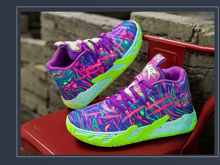 2025 New Men's Sneakers Breathable Comfortable Mens Basketball Shoes Wear-resistant Non-slip Couple's Sports Shoes Tenis