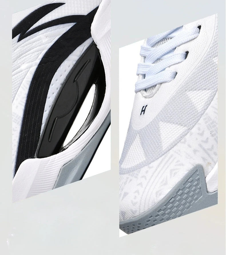 Reflective Basketball Shoes Original Shoes Basketball Sneakers Outdoor Rubber Anti Slip Sports Training Shoes Male