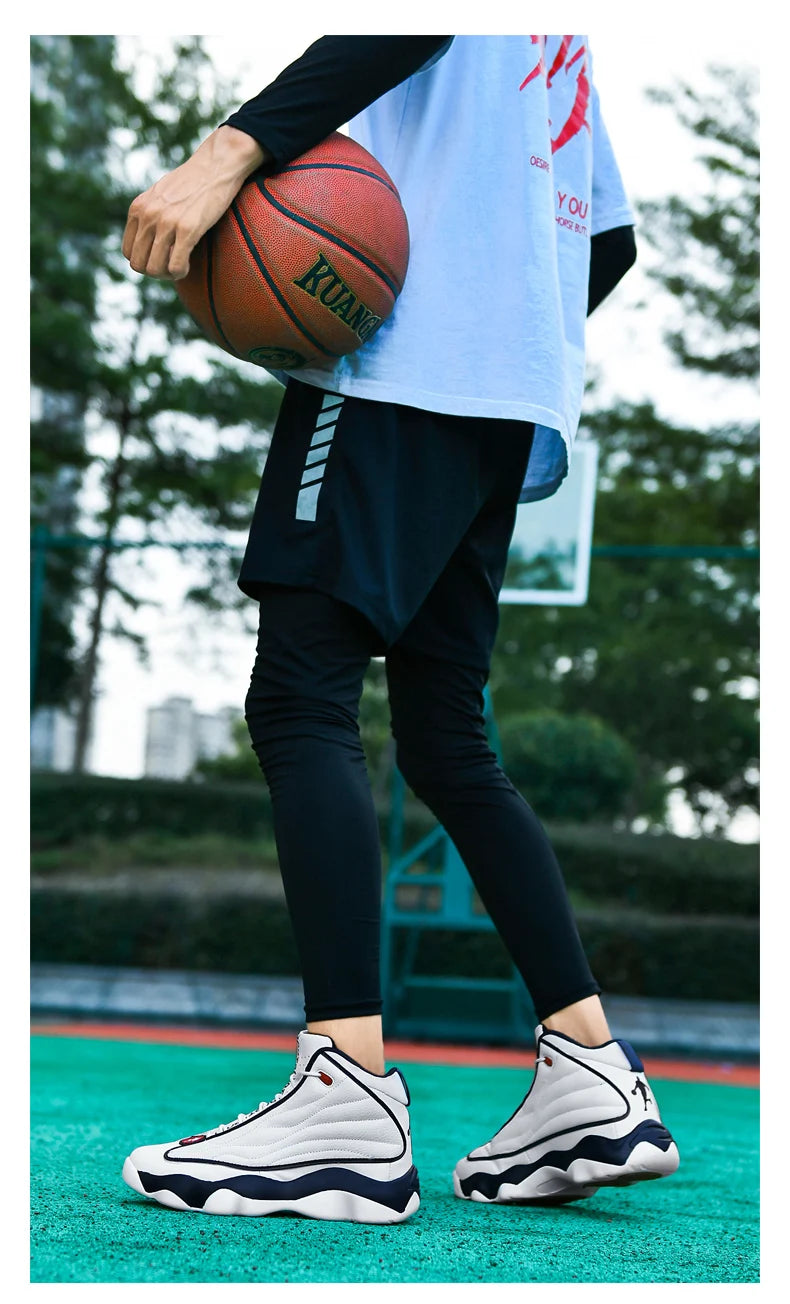 Cool Boy Basketball Sneakers Outdoor Sport Trainers Men Women Plus Size 47 48 Basketball Training Shoes Unisex Size 36-48