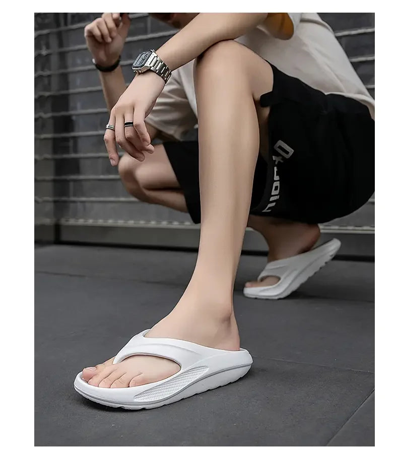 2025 Men’s Orthopedic Sandals – Soft Arch Support Flip-Flops for Couples, Summer Beach & Bathroom Use