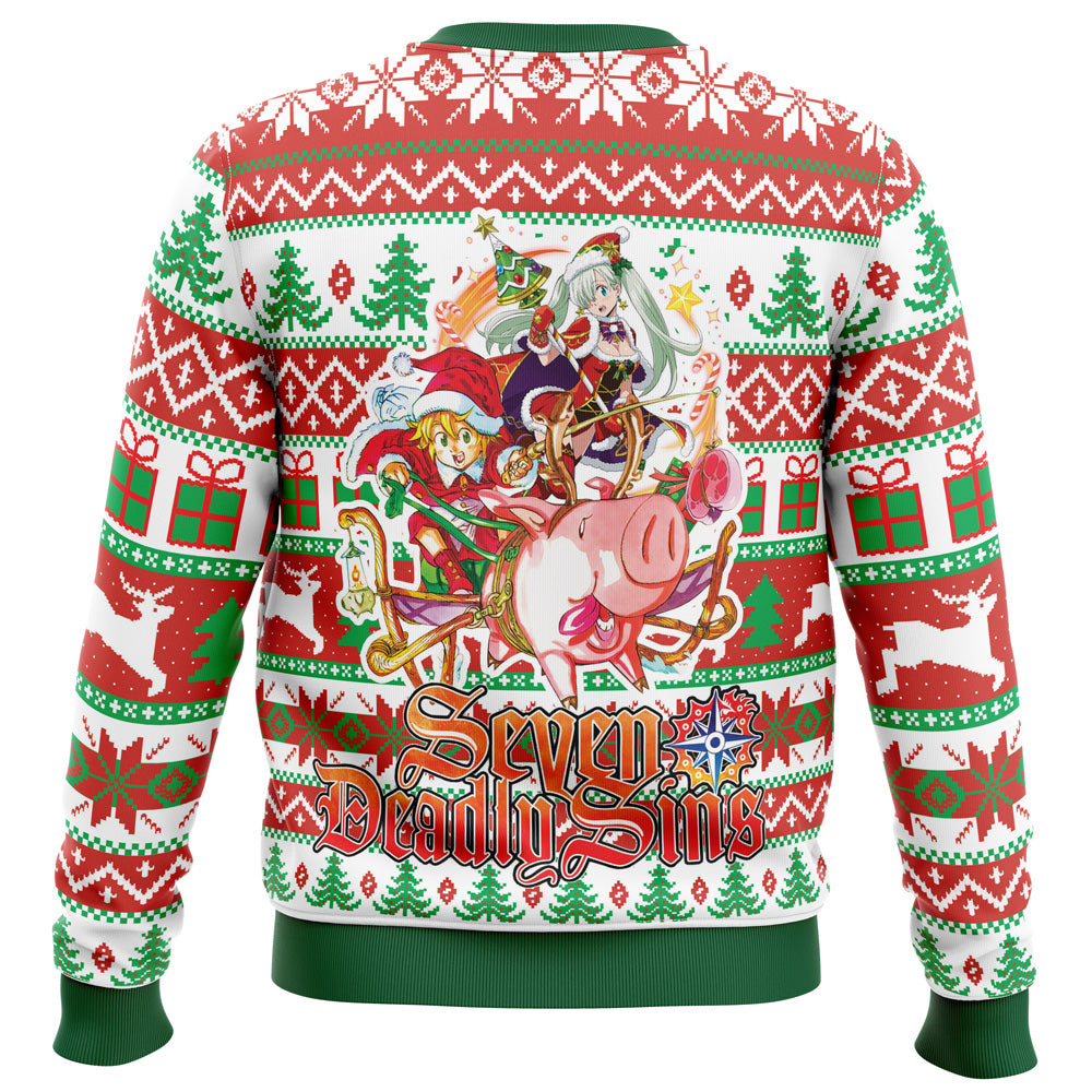 Seven Deadly Sins Alt Ugly Christmas Sweater