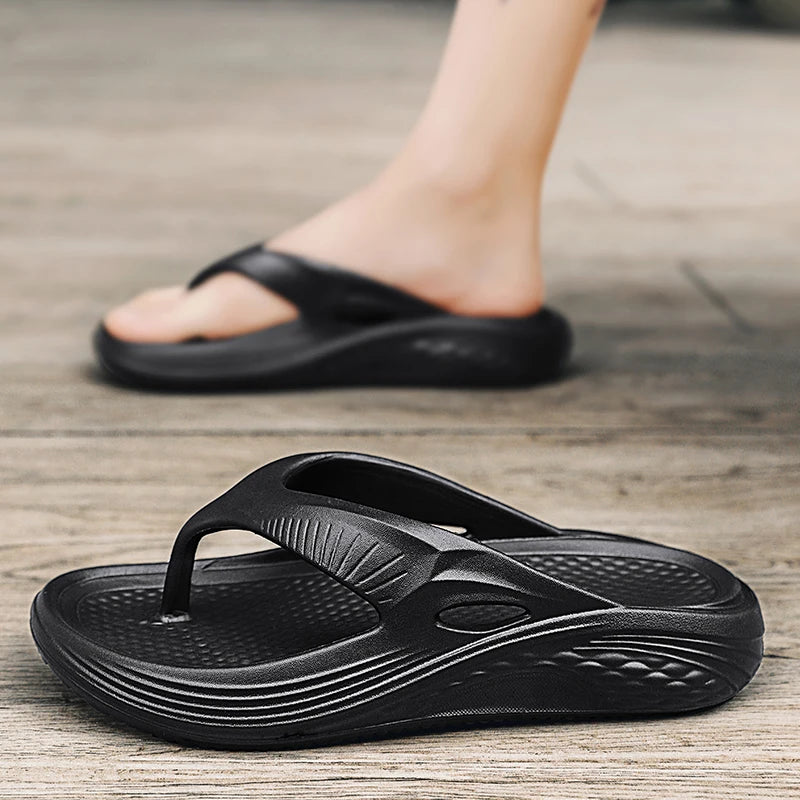 2025 New Beach Shoes for Men Women Summer Soft House Sandals Arch Support Recovery Flip Flops Comfort Orthopedic Slides
