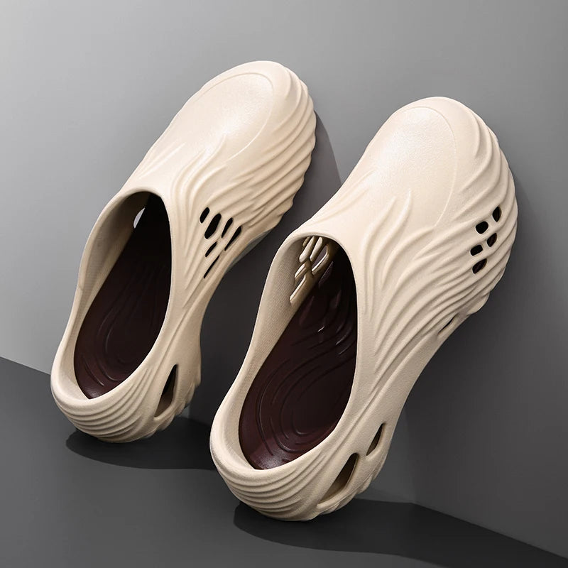 Men’s Summer EVA Slippers – Breathable, Non-Slip, Waterproof Indoor & Outdoor Beach Shoes