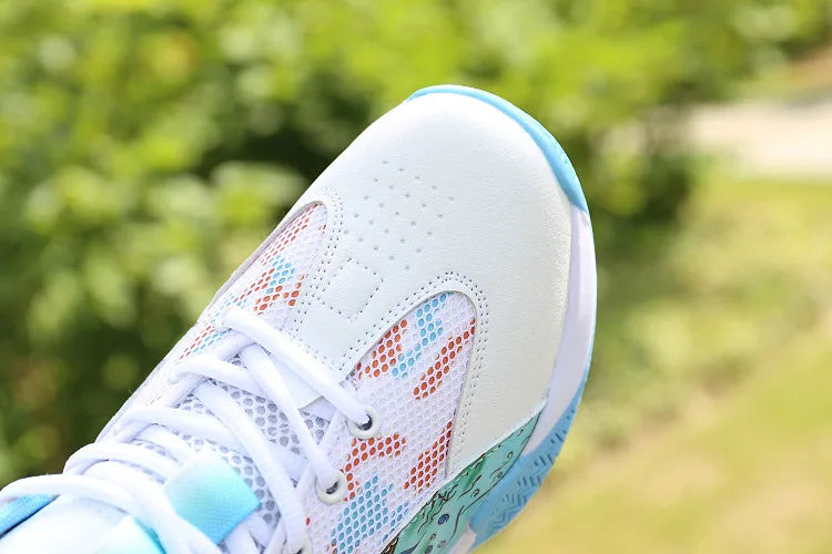 Men’s High-Top Basketball Shoes – Lightweight Cushioned Sneakers for Outdoor Training