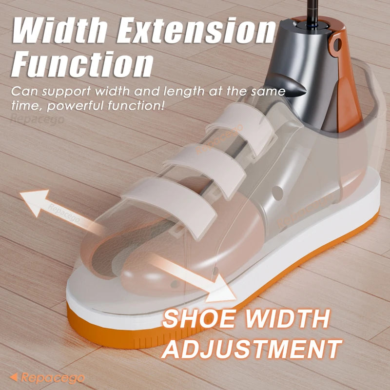 Repacego 2Pcs Shoe Stretcher Shoe Trees Universal Unisex Women Men Adjustable Length Width high top Expander Extender Keeper
