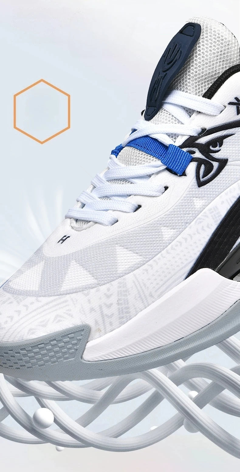 Reflective Basketball Shoes Original Shoes Basketball Sneakers Outdoor Rubber Anti Slip Sports Training Shoes Male