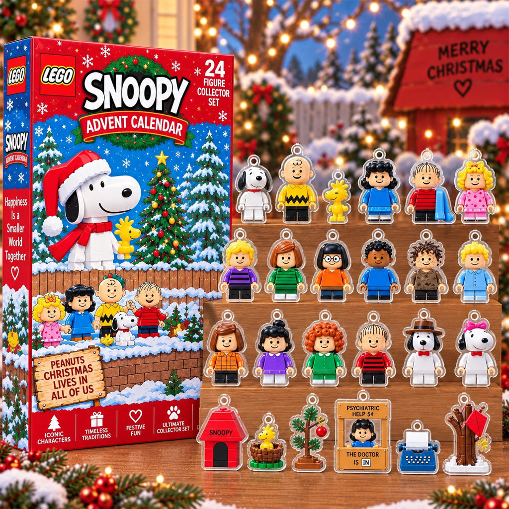 Snoopy Peanuts Christmas Mini Lego 2026 Advent Calendar