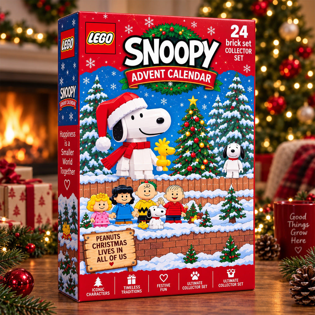 Snoopy Peanuts Christmas Mini Lego 2026 Advent Calendar