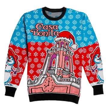 Snowy Tower Ugly Christmas Sweater 2026 for Christmas Fans