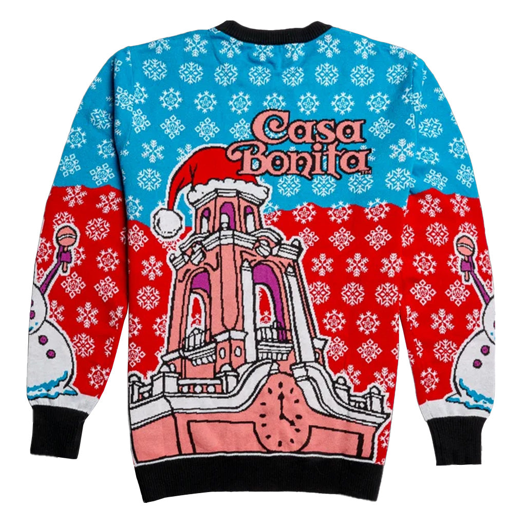 Snowy Tower Ugly Christmas Sweater 2026 for Christmas Fans
