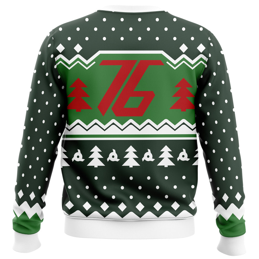 Soldier 76 Ugly Sweater Skin Overwatch Ugly Christmas Sweater