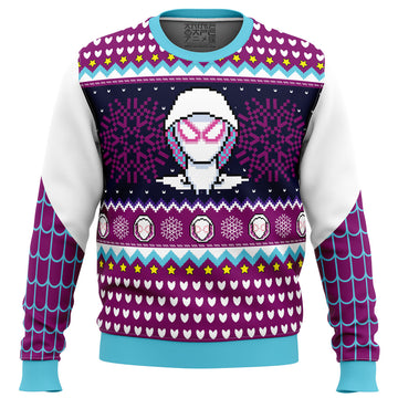 Spider Gwen Spider Verse Spiderman Marvel Ugly Christmas Sweater