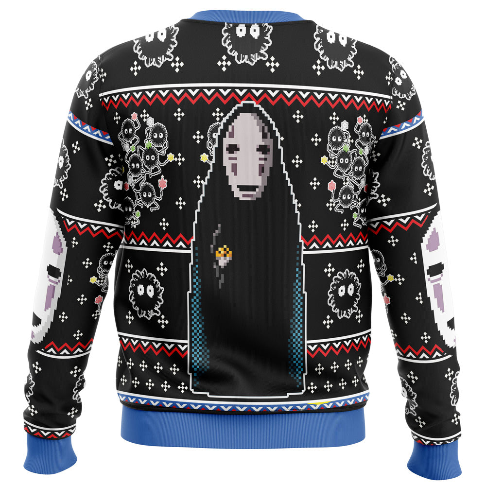 Spirited Away No Face Ugly Christmas Sweater