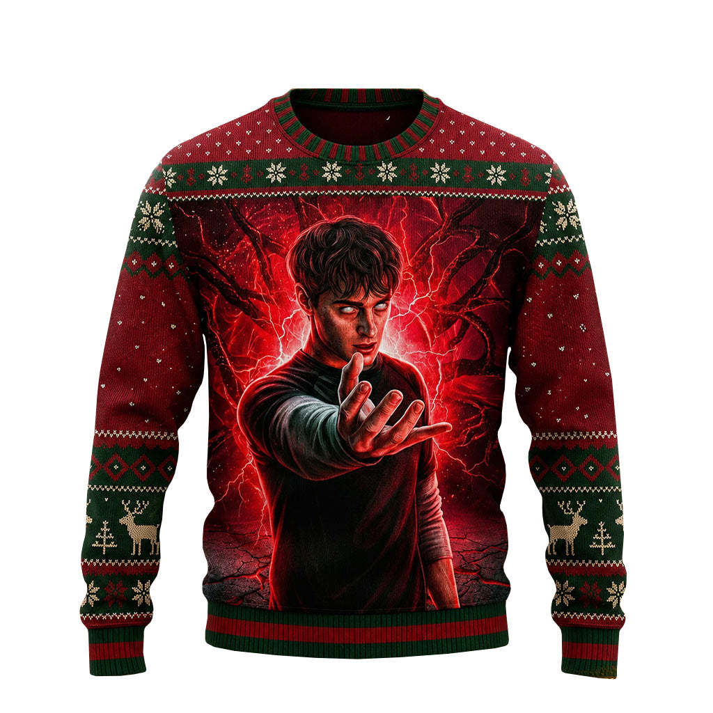 Stranger Things 5 Will Byers Ugly Christmas Sweater 2026 for Stranger Things Fans