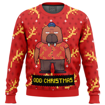 Hiroshi Odokawa Odd Taxi Ugly Christmas Sweater