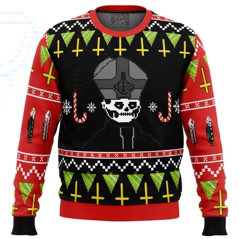 Papa Emeritus Ugly Christmas Sweater