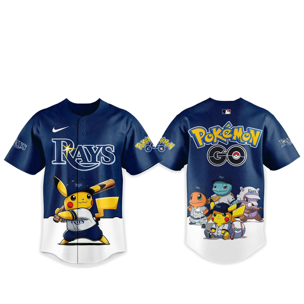 Tampa Bay Rays Pokemon Go Night 2026 Game Baseball Jersey