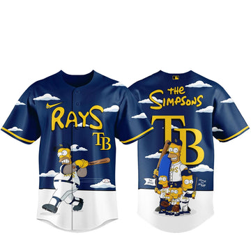 Tampa Bay Rays x The Simpsons 2026 Major Gameday Baseball Jersey