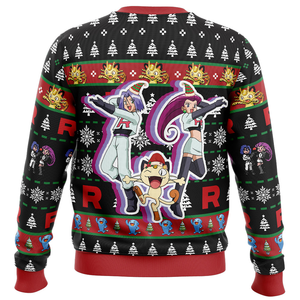 Team Rocket Pokemon Ugly Christmas Sweater