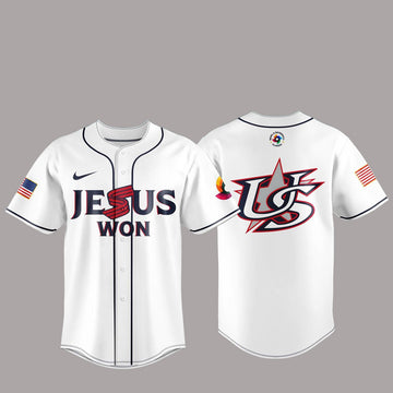 Team USA x JS  2026 World Baseball Classic White Baseball Jersey