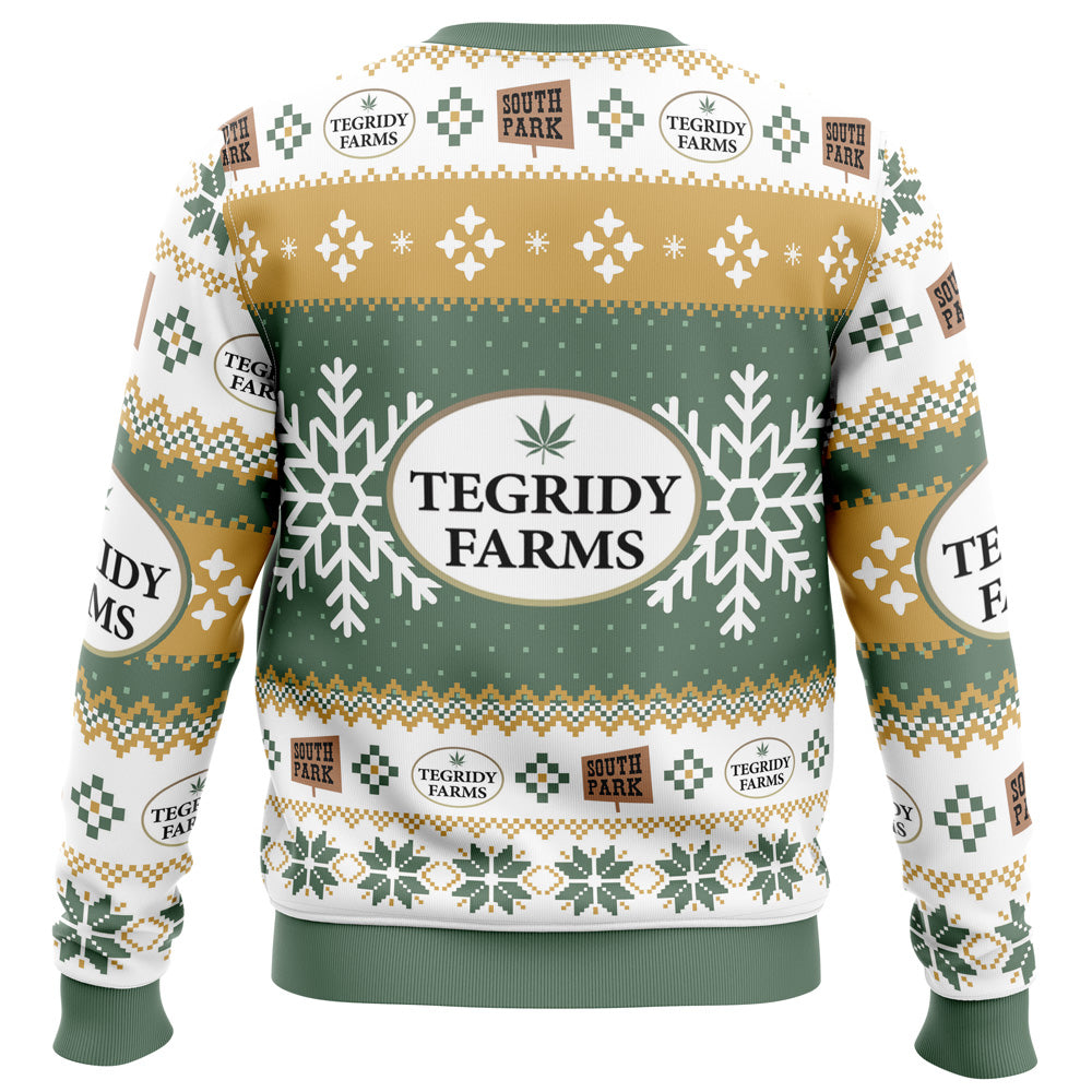 Tegridy Farms South Park Ugly Christmas Sweater