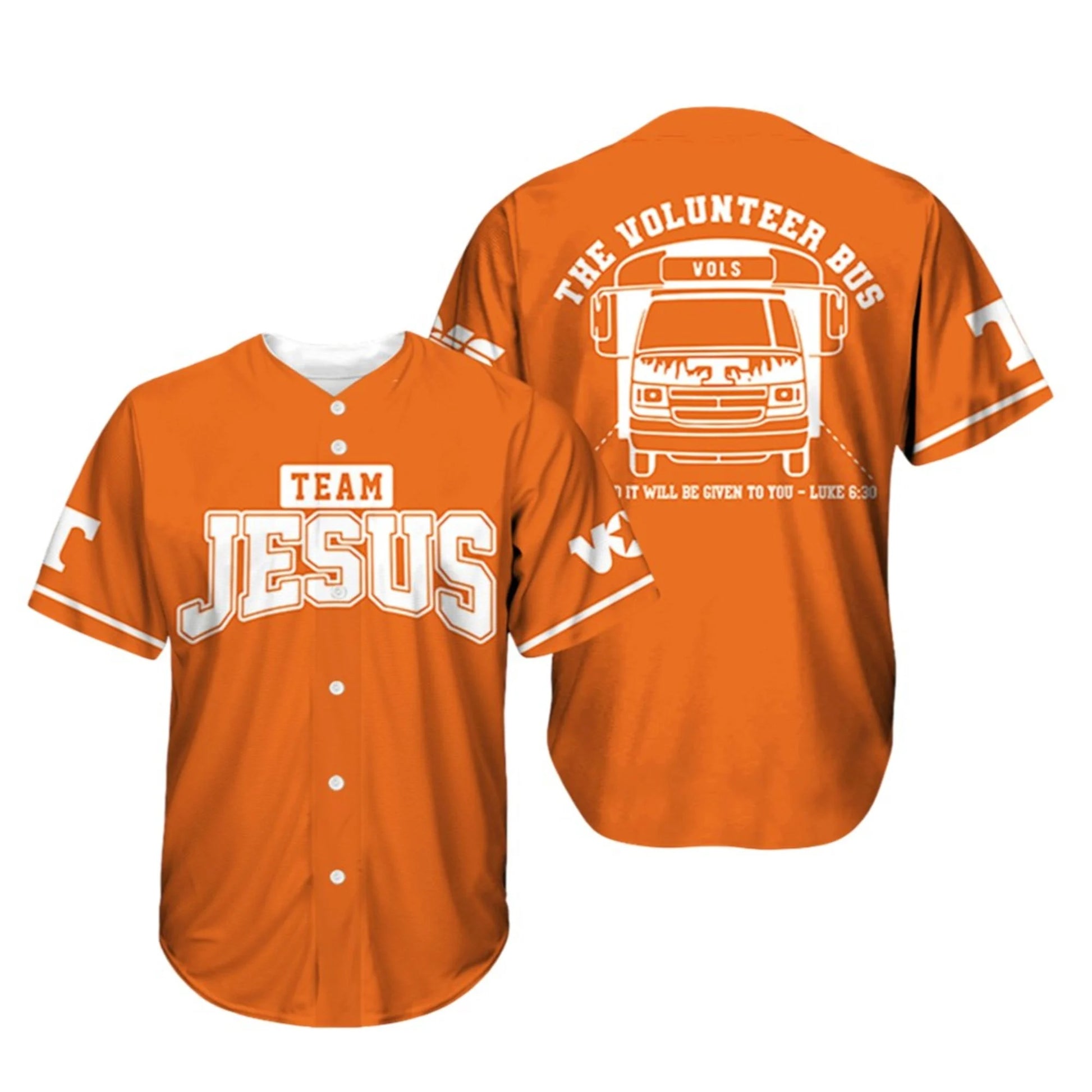 Tennessee Football Team JS 2026 Baseball Jersey