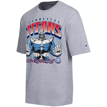 Tennessee Titans x Thanos Music City Football 2026 Graphic Shirt for Football and Marvel Fans