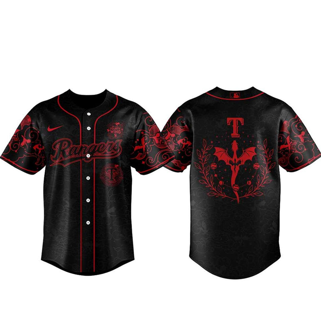 Texas Rangers Fourth Wings Night 2026 Game Baseball Jersey
