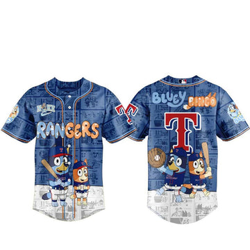 Texas Rangers x Bluey And Bingo 2026 Night Baseball Jersey