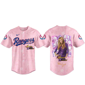 Texas Rangers x Hannah Montana 20th Anniversary Baseball Jersey
